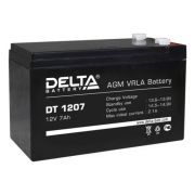 Аккумуляторная батарея ОПС серии DT 1207  12В/7Ач | DT 1207 | DELTA