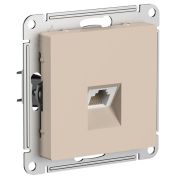 AtlasDesign Песочный Розетка компьютерная RJ45, кат. 5Е, механизм | ATN001283 | SE