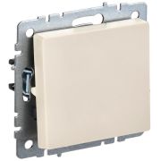 BRITE Выключатель 1-клавишный 10А ВС10-1-0-БрКр бежевый | BR-V10-0-10-K10 | IEK