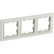 BRITE Рамка 3-ая РУ-3-БрКр бежевый | BR-M32-K10 | IEK