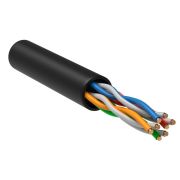 ITK Витая пара U/UTP 5E 4х2х24AWG LDPE черный (305м) РФ/С | LC3-C5E04-139-S-R | ITK