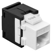 Модуль Keystone TERACOM PRO Cat.5E неэкранирован 110 IDC 180 градусов самозажим черный| TRP-KSTN-T180D-5EUTP-BLK | EKF