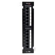 Патч-панель настенная TERACOM PRO Cat.5E неэкранированная UTP 12 портов RJ-45 Dual IDC | TRP-WPP-5EUTP-12 | EKF