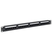 Патч-панель TERACOM 19'' Cat.5E 1U неэкранирован UTP 24 порта RJ-45 110 IDC с органайзером | TRC-PPNL-5EUTP-C1U24 | EKF