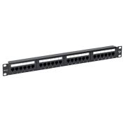 Патч-панель TERACOM PRO 19' Cat.5E 1U неэкранир. UTP 24 порта RJ-45 Dual IDC с органайзером | TRP-PPNL-5EUTP-C1U24 | EKF